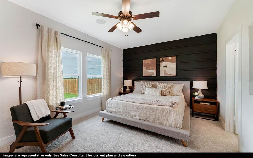 Furnished interior view inside a new home in Pecan Estates, Crosby (Image 13).
