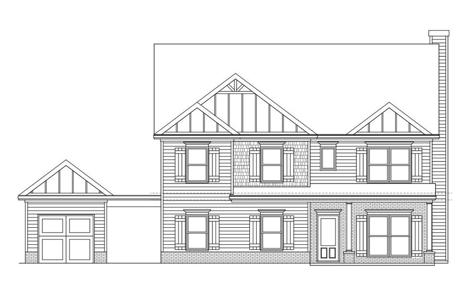 Representative rendering of the exterior for the Abigail 3 by Labb Homes (Image 1).