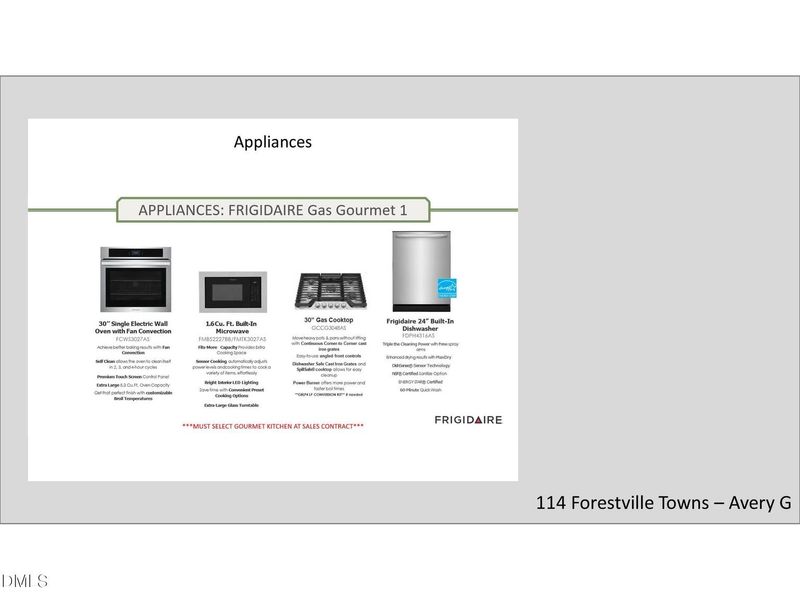 Sample of building materials used in homes in Forestville Yard Townhomes, Knightdale (Image 7).