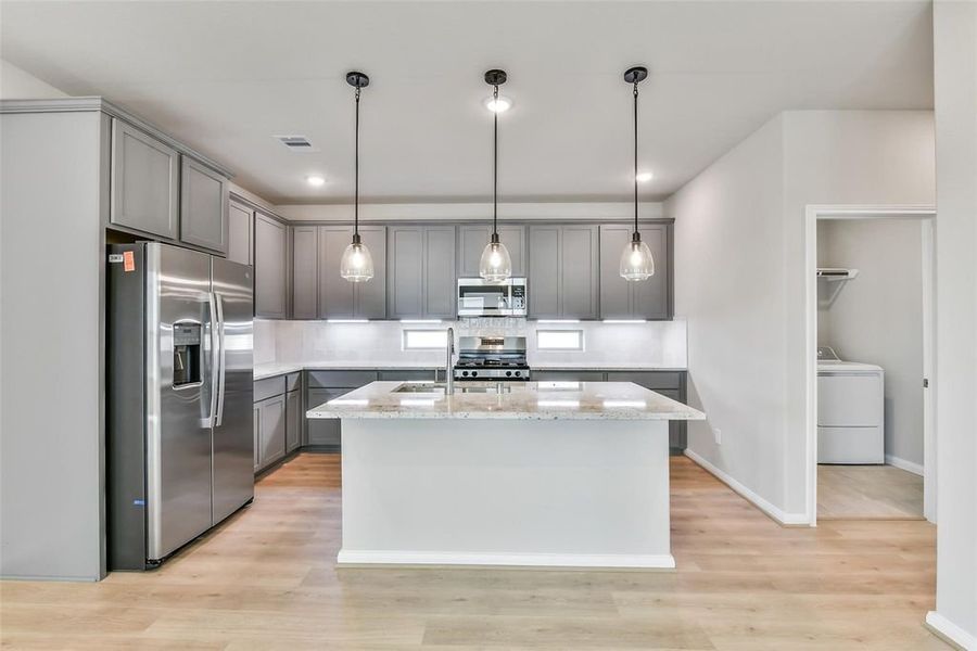 Furnished interior view inside a new home in Anderson Lake, Houston (Image 3).