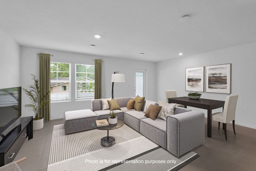Furnished interior view inside a new home in Normandy Pines, Jacksonville (Image 7).