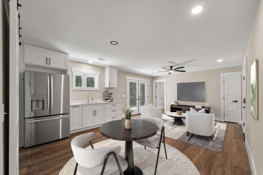 Furnished interior view inside a new home in , Charleston (Image 14).