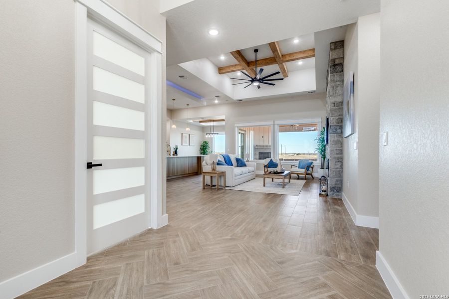 Furnished interior view inside a new home in , La Vernia (Image 31). Furnished interior view inside a new home in , La Vernia (Image 31).