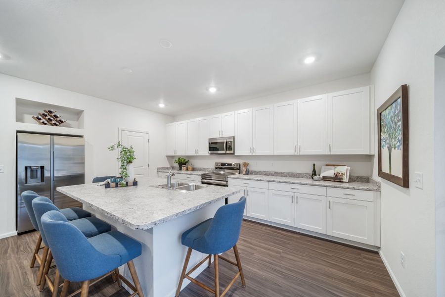 Furnished interior view inside a new home in Bradley Heights, Colorado Springs (Image 24).