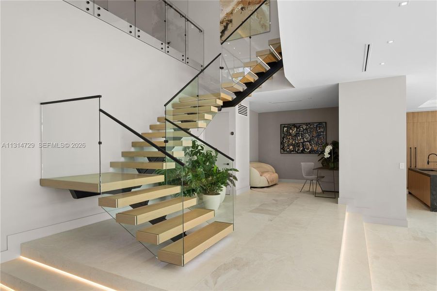 Furnished interior view inside a new home in , North Miami Beach (Image 42).