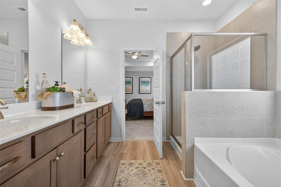 Furnished interior view inside a new home in Laurel Ridge, Rock Spring (Image 35).