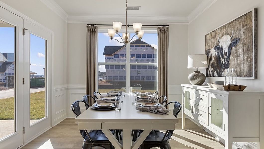 Representative furnished interior of a home built from the ROBINSON by D.R. Horton in Cottonwood Ridge, Piedmont (Image 7).