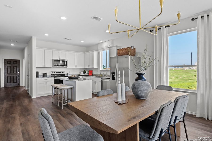Furnished interior view inside a new home in Dove Song, San Antonio (Image 21).