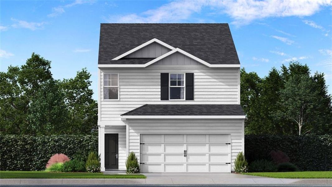 Front exterior of a new home in , Perry, GA, highlighting curb appeal (Image 1). Front exterior of a new home in , Perry, GA, highlighting curb appeal (Image 1).