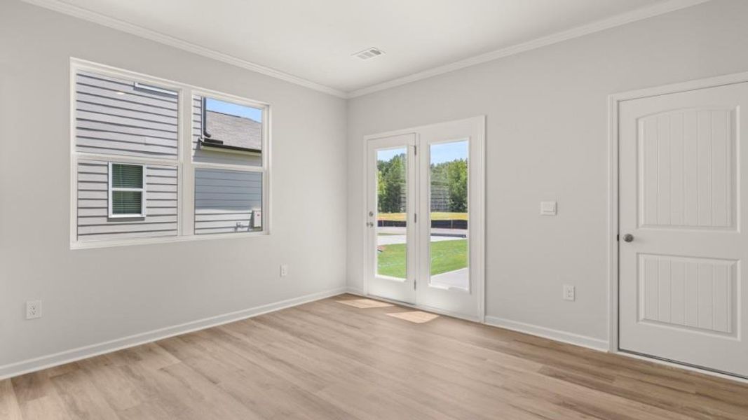Spacious, unfurnished interior of a new home in Braselton Village, Braselton (Image 16). Spacious, unfurnished interior of a new home in Braselton Village, Braselton (Image 16).