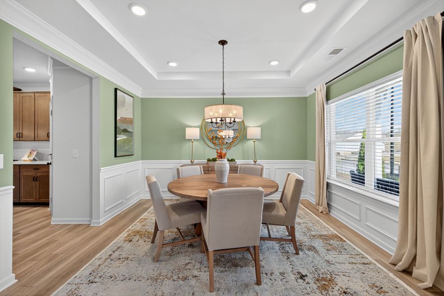 Furnished interior view inside a new home in Jones Ridge, Dallas (Image 12).