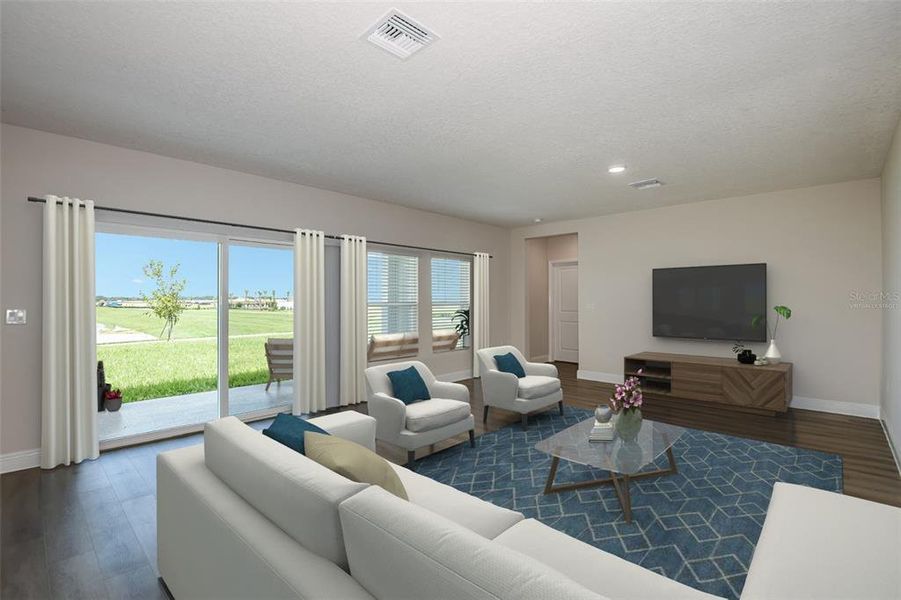 Furnished interior view inside a new home in Pasadena Landing, Wesley Chapel (Image 7).