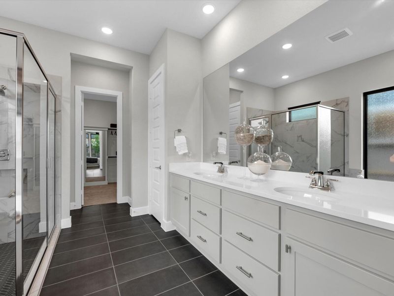 Furnished interior view inside a new home in Tompkins Reserve, Katy (Image 24).