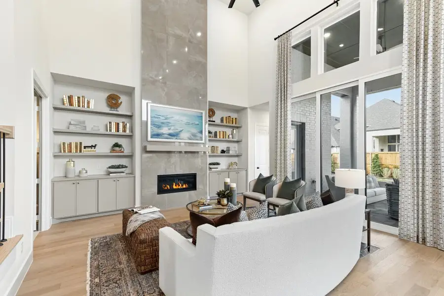 Representative Family Room - some options shown