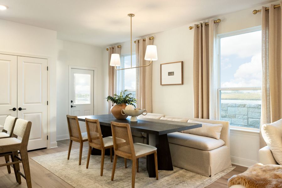 Furnished interior view inside a new home in Patterson Ranch, Georgetown (Image 4).