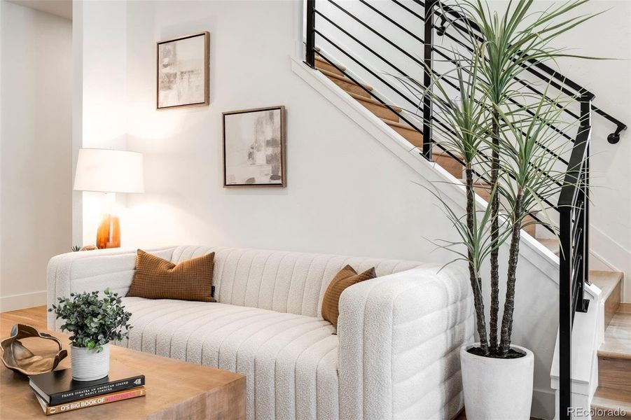 Furnished interior view inside a new home in , Denver (Image 13).