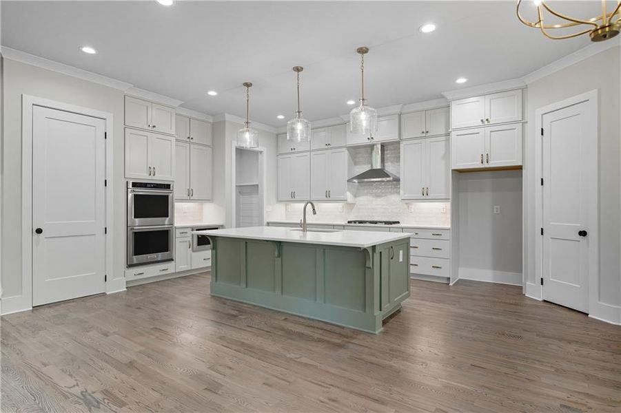 Furnished interior view inside a new home in , Canton (Image 5).
