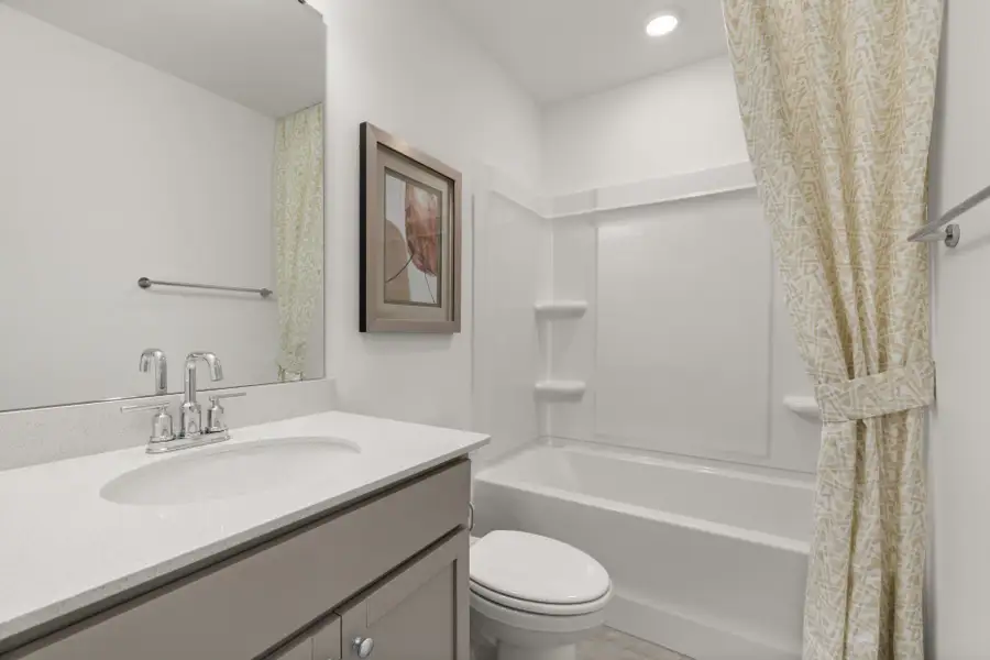 Representative furnished interior of a home built from the Grisham by Pulte Homes in Sedgefield Green, Greensboro (Image 6).