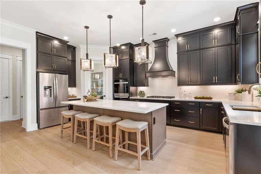 Furnished interior view inside a new home in The Tillery, Marietta (Image 28).
