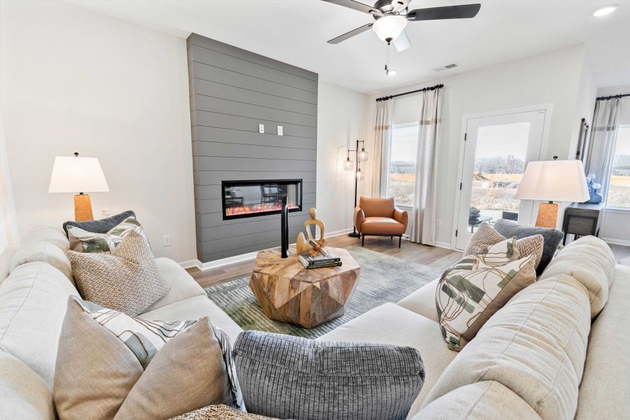 Furnished interior view inside a new home in Jackson Hills, Clarksville (Image 20).