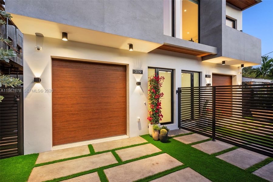 Exterior details and patio area of a home in , Miami (Image 51).