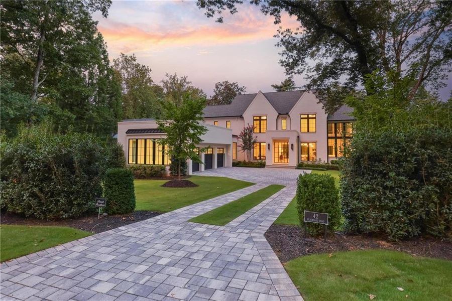 Front exterior of a new home in , Atlanta, GA, highlighting curb appeal (Image 22).