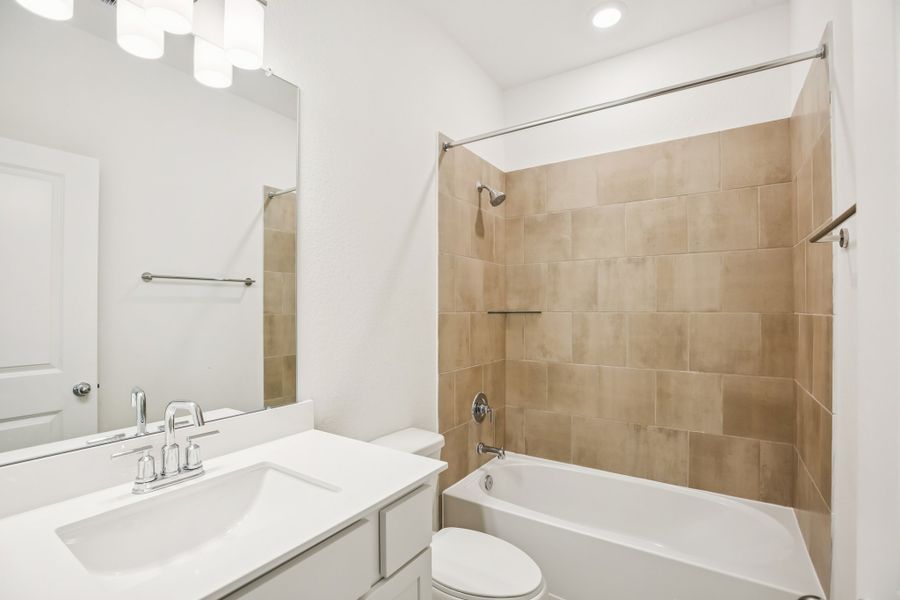 Furnished interior view inside a new home in Oakberry Trails, Waller (Image 4).