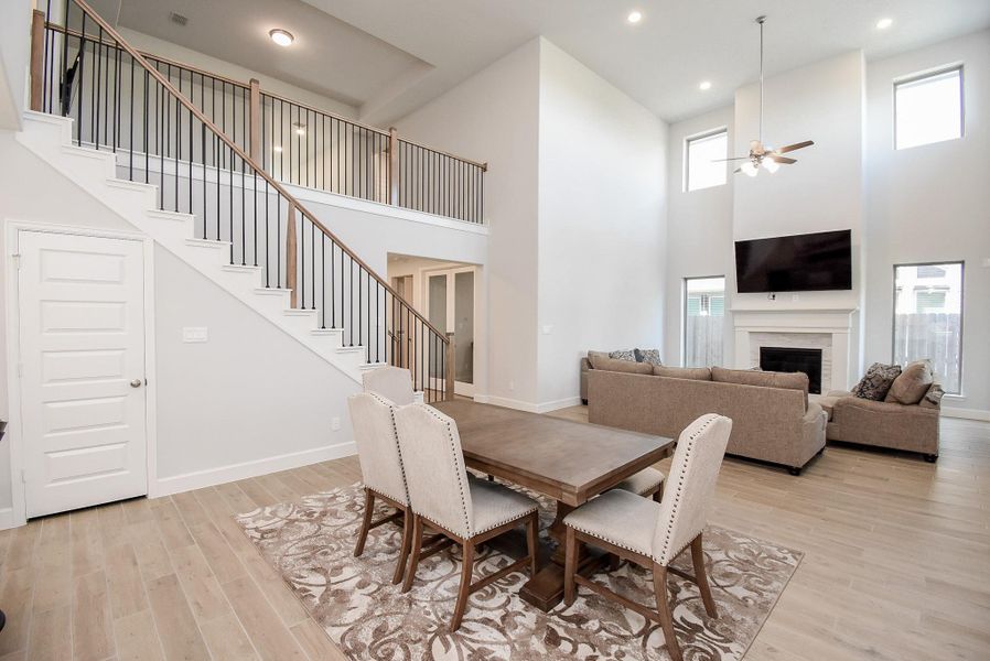 Furnished interior view inside a new home in Marvida, Cypress (Image 34).