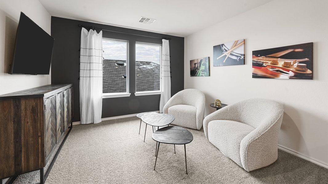 Representative furnished interior of a home built from the Midland by D.R. Horton in Forestbrook Estates, Paris (Image 15). Representative furnished interior of a home built from the Midland by D.R. Horton in Forestbrook Estates, Paris (Image 15).