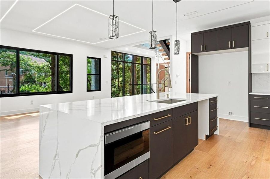 Furnished interior view inside a new home in , Atlanta (Image 36).
