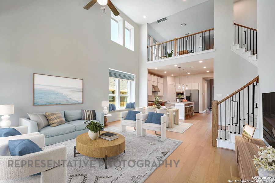 Furnished interior view inside a new home in Homestead, Schertz (Image 10).