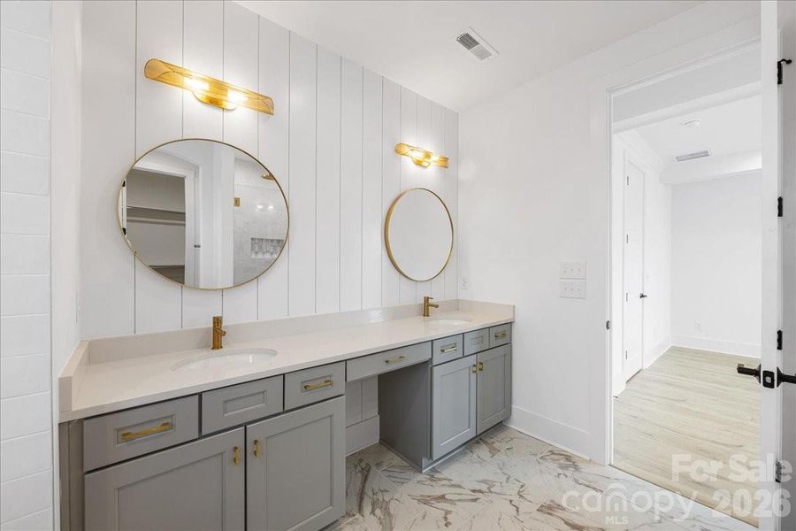 Furnished interior view inside a new home in , Charlotte (Image 19). Furnished interior view inside a new home in , Charlotte (Image 19).