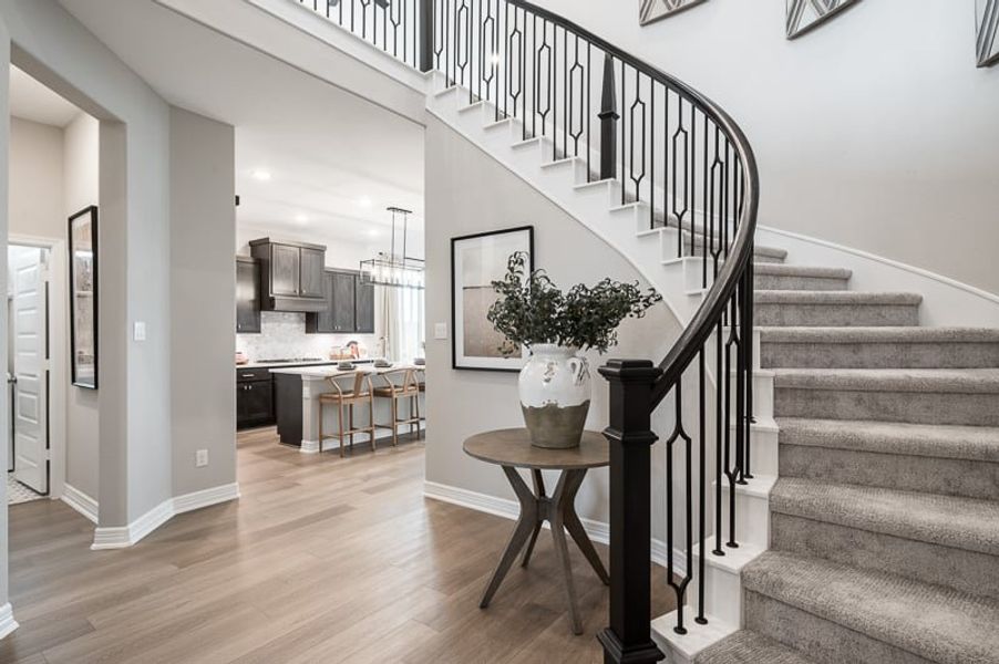 Furnished interior view inside a new home in Woodson’s Reserve 45′, Spring (Image 7).