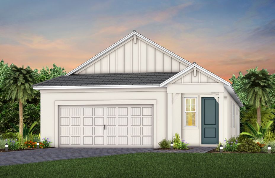 Representative exterior photo of a completed home built from the Hallmark by Pulte Homes in SeaFlower, Bradenton, FL (Image 12). Representative exterior photo of a completed home built from the Hallmark by Pulte Homes in SeaFlower, Bradenton, FL (Image 12).