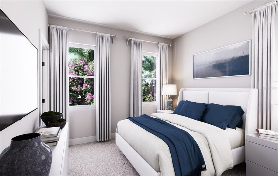 Furnished interior view inside a new home in Blanc, St. Petersburg (Image 13).