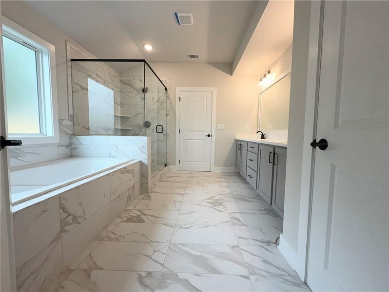 Furnished interior view inside a new home in , Hoschton (Image 9).