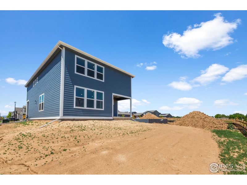 Exterior details and patio area of a home in Granary, Johnstown (Image 3).