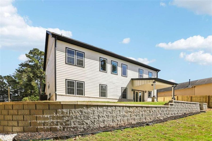Exterior details and patio area of a home in , Lilburn (Image 38). Exterior details and patio area of a home in , Lilburn (Image 38).