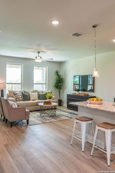 Furnished interior view inside a new home in Morgan Meadows, San Antonio (Image 7).