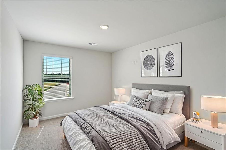 Furnished interior view inside a new home in Avalon - Vista Series, Conyers (Image 5).