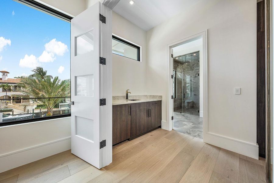 Furnished interior view inside a new home in , Boca Raton (Image 10).