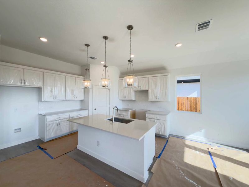 Kitchen Construction Progress featuring the Timeless Collection