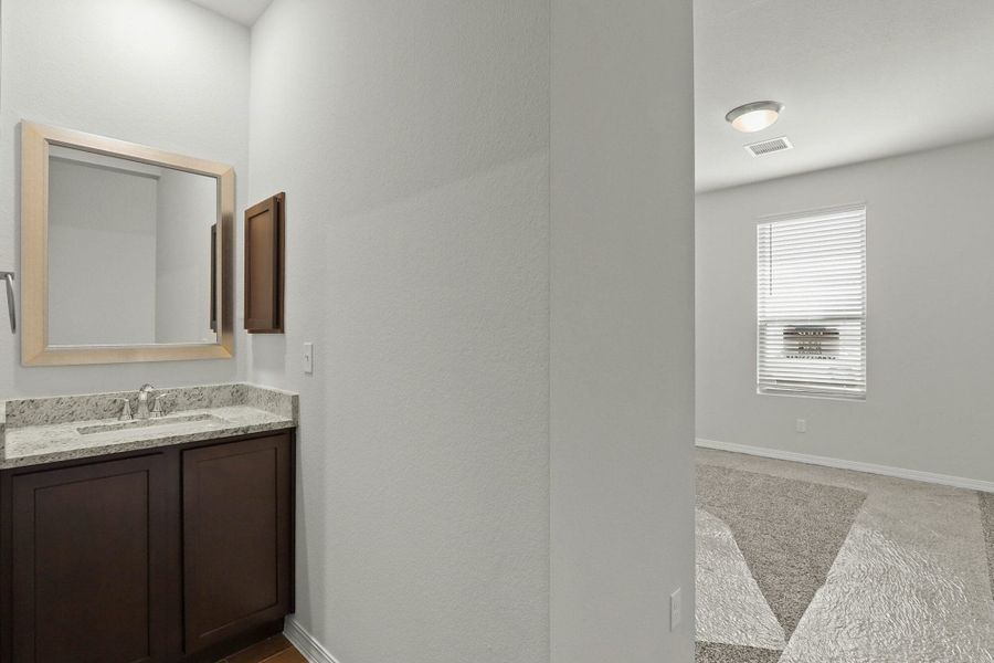 Representative furnished interior of a home built from the Texas Sage by View Homes in Campo Del Sol, El Paso (Image 9). Representative furnished interior of a home built from the Texas Sage by View Homes in Campo Del Sol, El Paso (Image 9).