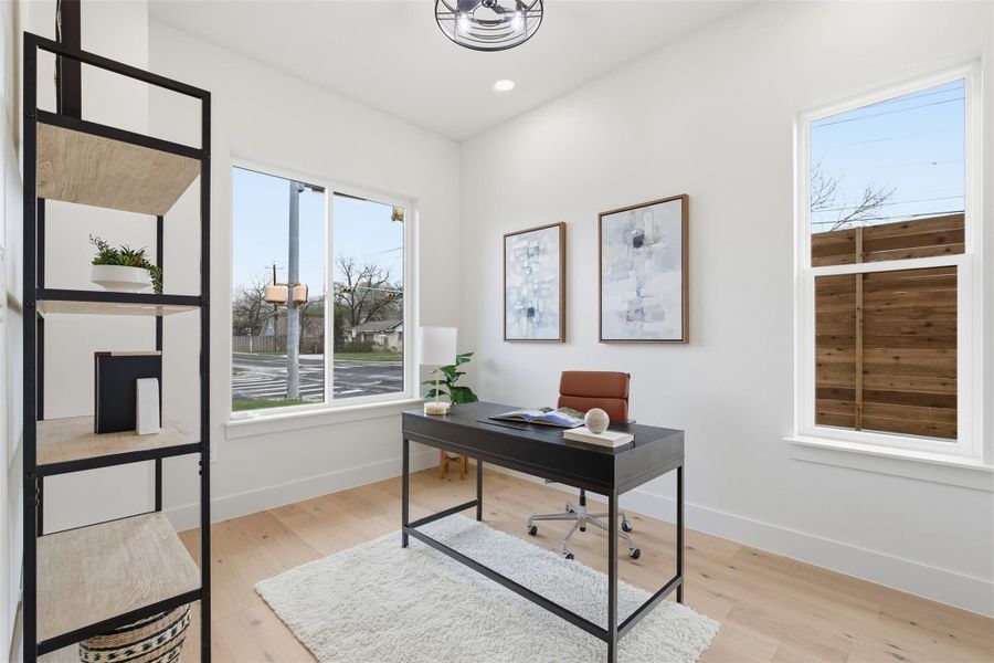 Furnished interior view inside a new home in , Austin (Image 19).