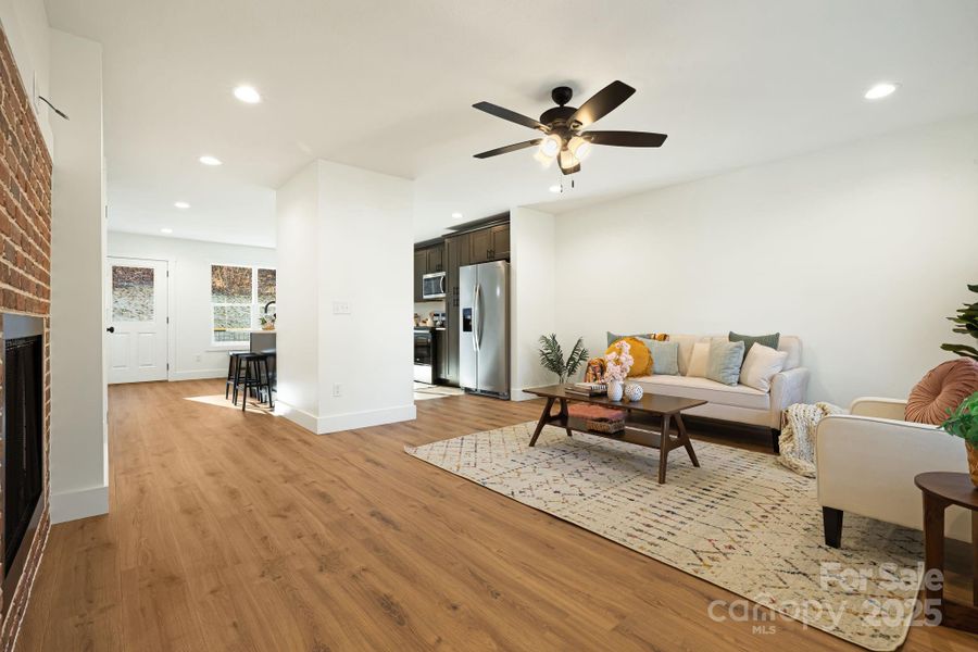 Furnished interior view inside a new home in , Canton (Image 6).