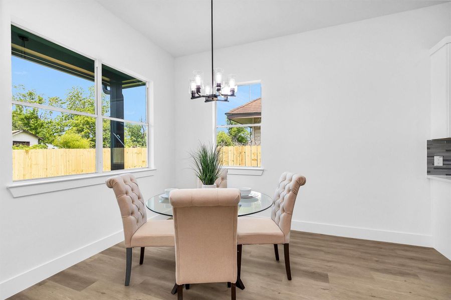 Furnished interior view inside a new home in , Houston (Image 13).