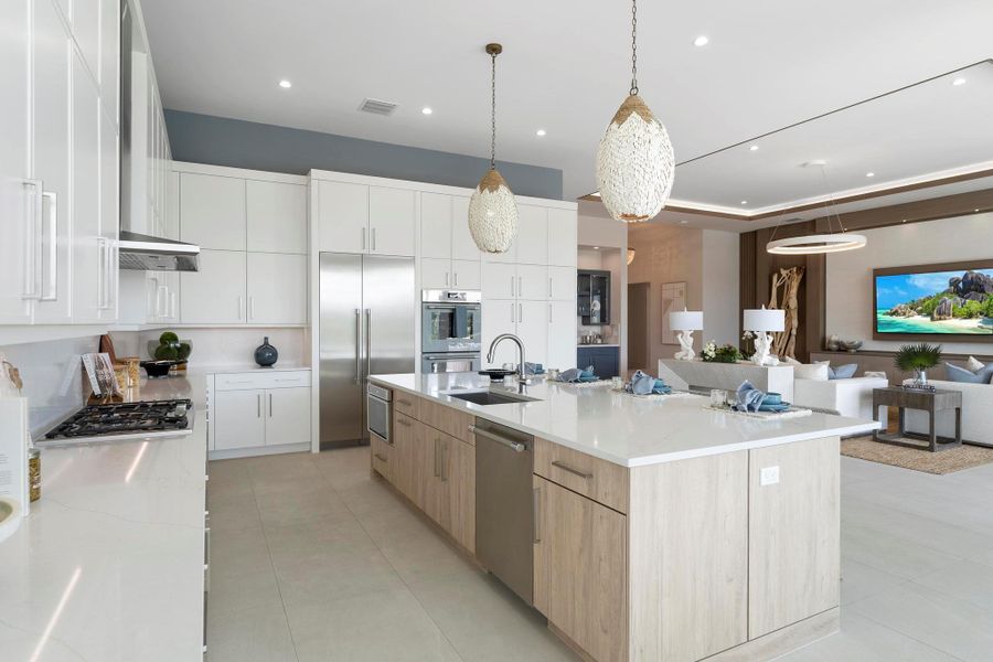 Furnished interior view inside a new home in , Port St. Lucie (Image 35).