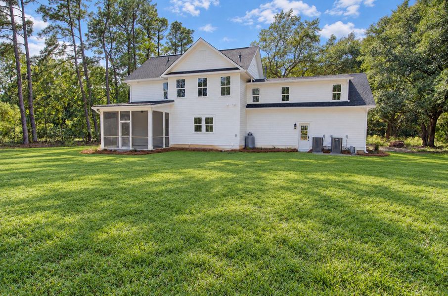 Exterior details and patio area of a home in , Meggett (Image 3).