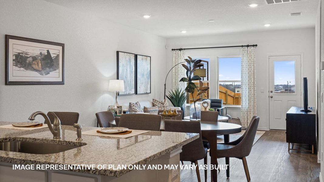 Furnished interior view inside a new home in Palomino, Manor (Image 20).