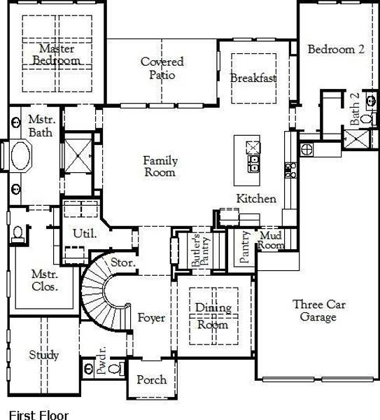 Ames First Floor Plan Ames First Floor Plan